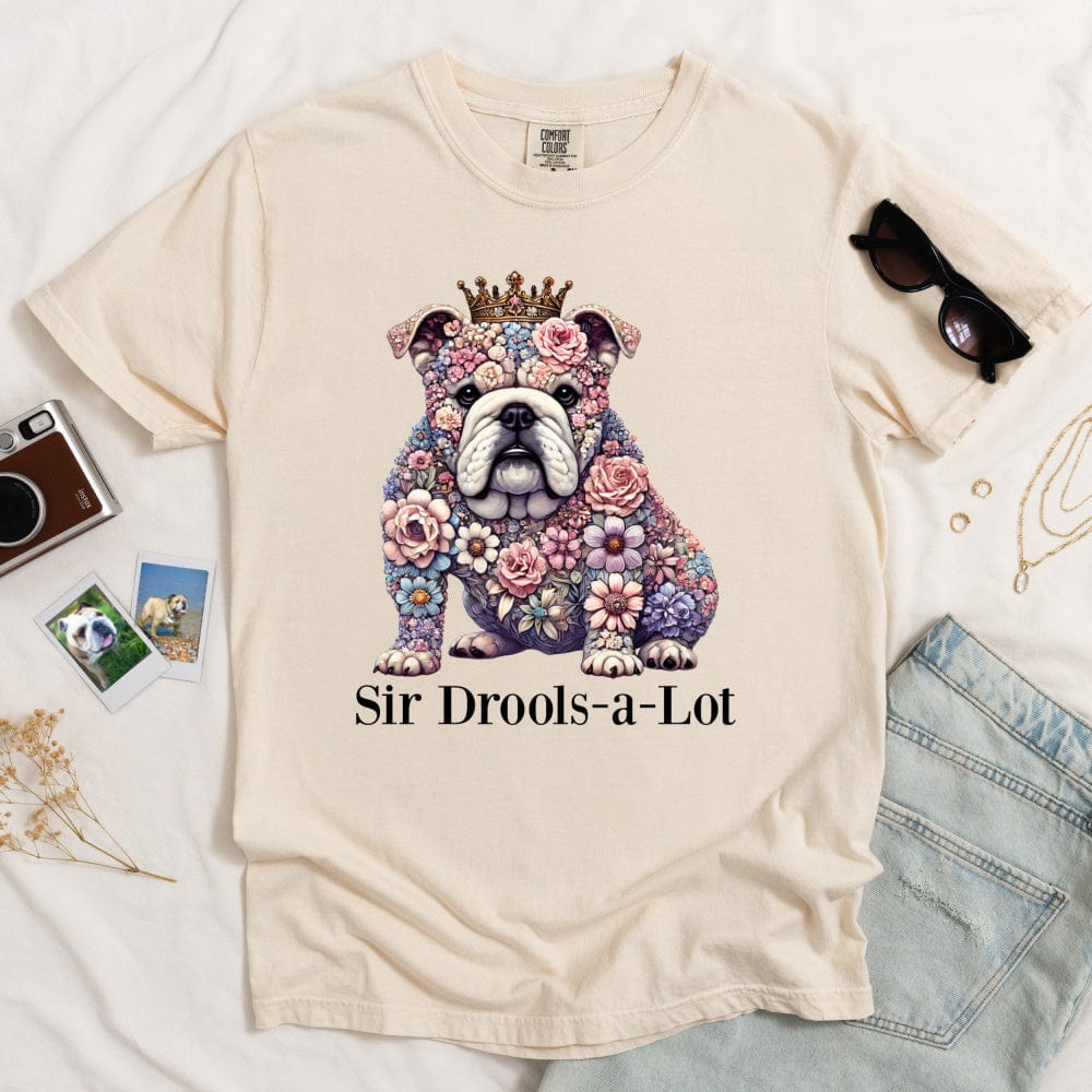 Bulldog Sir Drools A Lot Light T-shirt