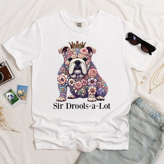 Bulldog Sir Drools A Lot Light T-shirt