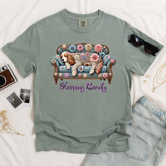 Cocker Spaniel Sleeping Beauty Light T-shirt