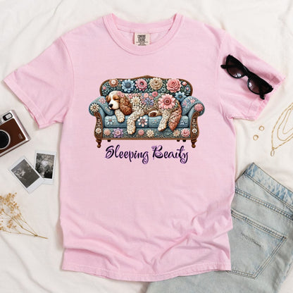 Cocker Spaniel Sleeping Beauty Light T-shirt