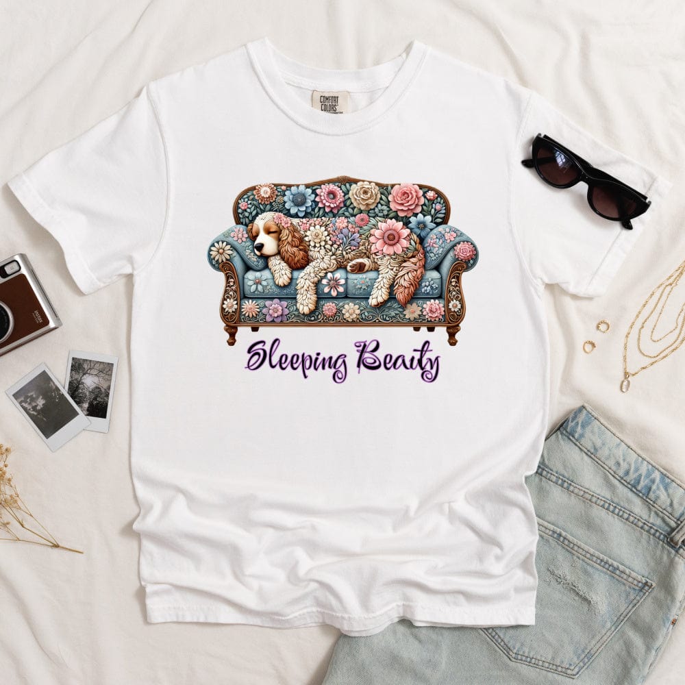 Cocker Spaniel Sleeping Beauty Light T-shirt