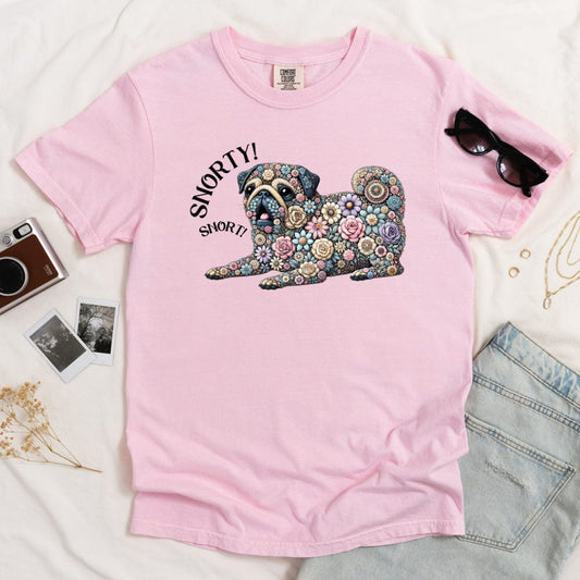 Snoring Pug T-shirt