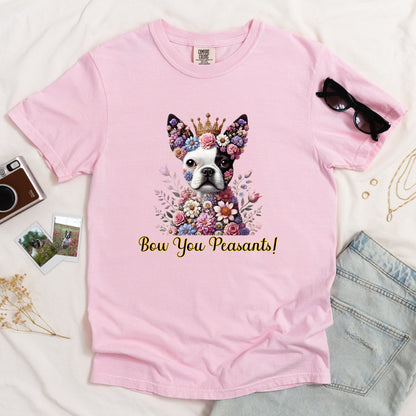 Boston Terrier Bow to the Paws T-shirt