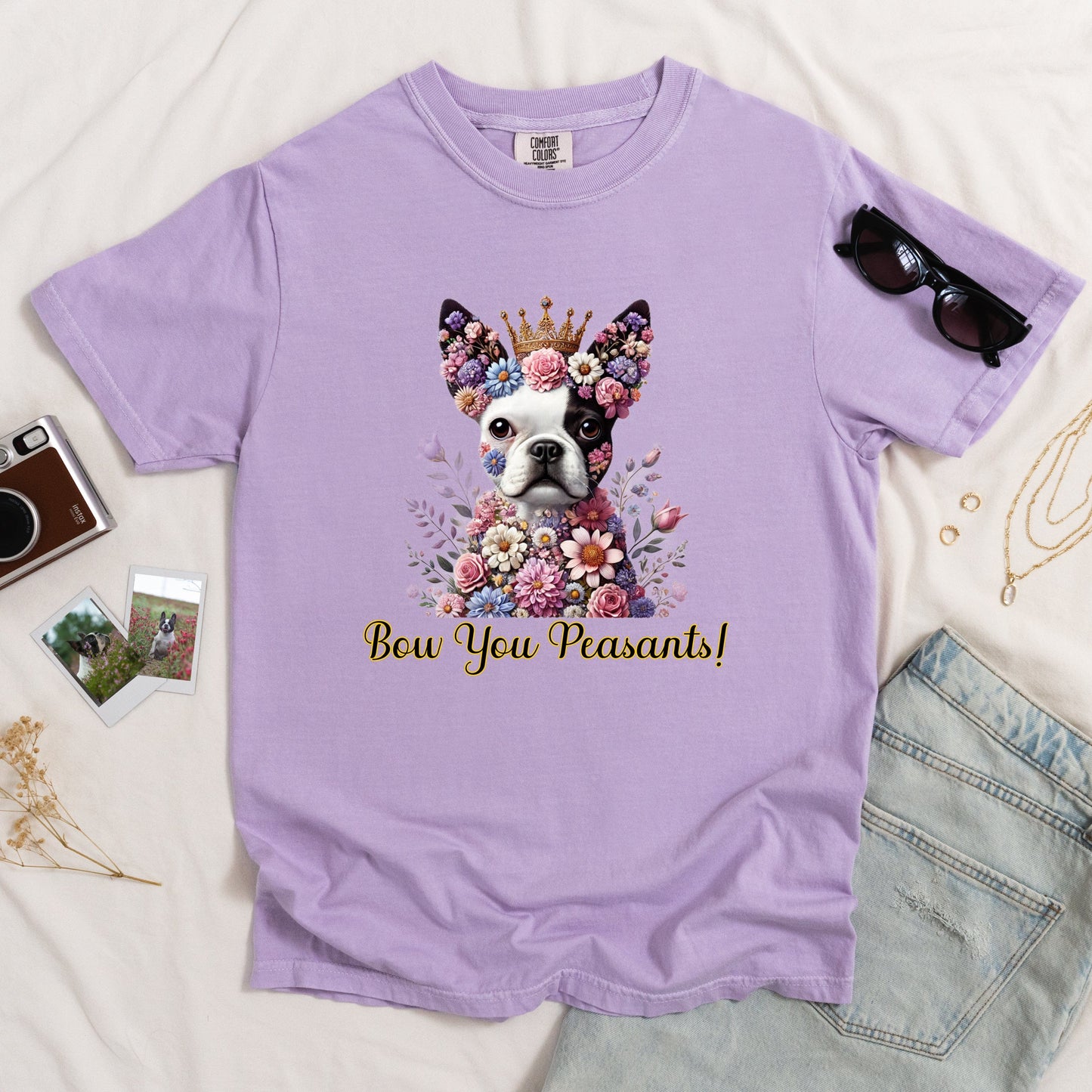 Boston Terrier Bow to the Paws T-shirt